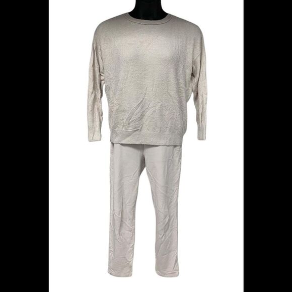 Barefoot Dreams Women's CozyChic Pullover & Straight Pant Almond - Petite